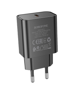 Зарядное устройство Borofone BA71A PD20W (1USB-C) Черное (Black)