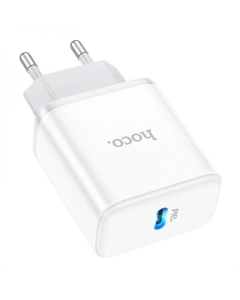Зарядний пристрій Hoco C104A PD20W (1USB-C) Білий (White)