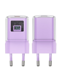 Зарядний пристрій Acefast A53 Sparkling series PD30W GaN (1USB-C) Фіолетовий (Alfalfa Purple)