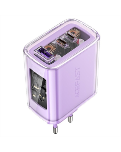 Зарядний пристрій Acefast A45 Exploration series PD65W GaN (1USB-A/2C) Фіолетовий (Purple Alfalfa)