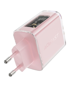 Зарядное устройство Acefast A45 серии Exploration PD65W GaN (1USB-A/2C) Красное (Цветущая вишня)