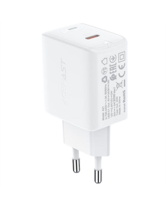 Зарядное устройство Acefast A21 1Type-C PD 30W Белый (White)