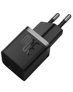 Зарядний пристрій Baseus GaN5 Fast Charger (mini) PD30W (1USB-C) (CCGN070) Чорний (Black)