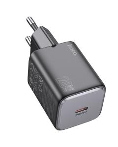 Зарядний пристрій Hoco N40 Mighty PD20W (1USB-C) Чорний (Black)