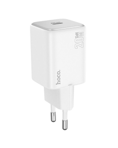 Зарядное устройство Hoco N40 Mighty PD20W (1USB-C) Белый (White)