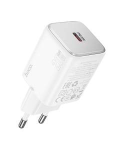 Зарядное устройство Hoco N40 Mighty PD20W (1USB-C) Белый (White)