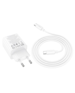 Зарядное устройство Hoco N56 Fundador PD30W с четырьмя портами (2USB-A/2C) + кабель Type-C to Type-C Белый (White)