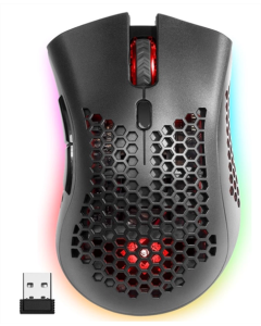 Миша бездротова Defender Warlock GM-709L RGB Чорна (Black)