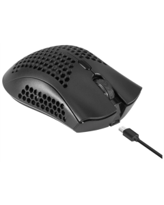 Миша бездротова Defender Warlock GM-709L RGB Чорна (Black)