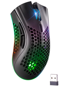 Миша беспроводная Defender Warlock GM-709L RGB Черная (Black)
