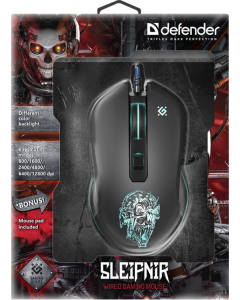 Миша Defender Sleipnir GM-927 Чорна (Black)