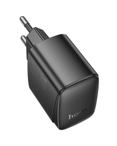Зарядное устройство Hoco CS61A Bright PD30W+QC3.0 (1USB-A/1C) Черное (Black)