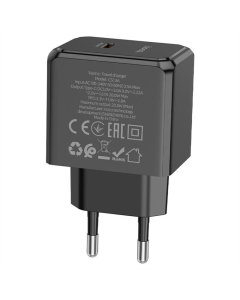 Зарядное устройство Hoco CS13A Ocean PD20W (1USB-C) Черное (Black)