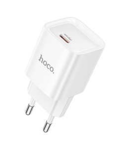 Зарядний пристрій Hoco C146A Charm PD20W (1USB-C) Білий (White)