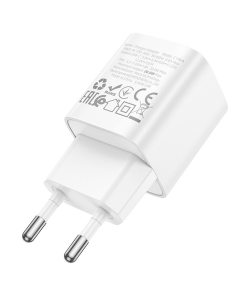Зарядний пристрій Hoco C146A Charm PD20W (1USB-C) Білий (White)