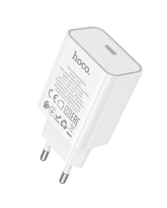 Зарядное устройство Hoco C143A Benefit PD20W (1USB-C) Белый (White)