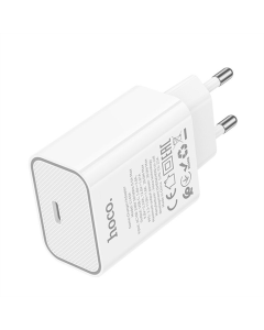 Зарядное устройство Hoco C143A Benefit PD20W (1USB-C) Белый (White)