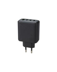 Зарядний пристрій Hoco CS27A Supply PD67W (1USB-A/3C) Чорний (Black)