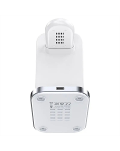 Зарядний пристрій бездротовий Acefast E15 desktop 3-in-1 Біла (White)