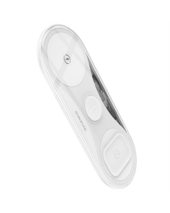 Зарядний пристрій бездротовий Borofone BQ19 3in1 Білий (White)