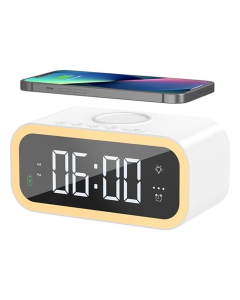 Зарядний пристрій бездротовий WIWU Wi-W015 2 in 1 Time Wireless Charger Білий (White)