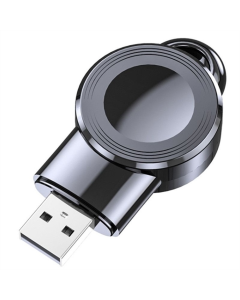 Зарядний пристрій бездротовий для Apple Watch Magnetic Charger USB Чорний (Black)