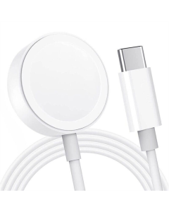 Зарядний пристрій бездротовий Magnetic Fast Charger to USB-C Cable for Apple Watch (AAA) (box) Білий (White)