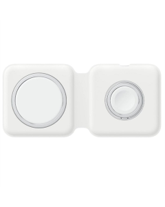 Зарядний пристрій бездротовий Wireless Charger with Magsafe 2in1 for Apple (AAA) (box) Білий (White)