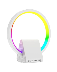 Зарядний пристрій бездротовий WIWU Wi-W021 2 in 1 Wireless Charger+Bluetooth Speaker Білий (White)