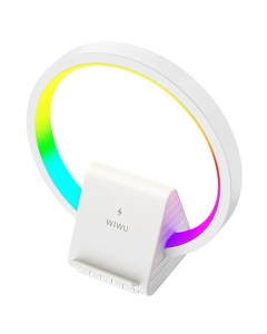 Зарядний пристрій бездротовий WIWU Wi-W021 2 in 1 Wireless Charger+Bluetooth Speaker Білий (White)