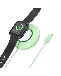 Зарядний пристрій бездротовий Hoco CW51 Wireless charger for iWatch Сірий (Grey)