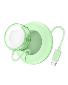 Зарядний пристрій бездротовий Hoco CW51 Wireless charger for iWatch Сірий (Grey)