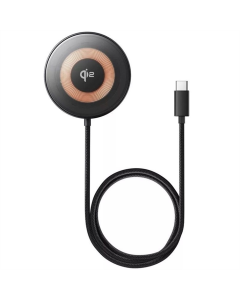Зарядний пристрій бездротовий Baseus Simple Mini4 Qi2 15W (P10273300121-0) Чорний (Cosmic Black)