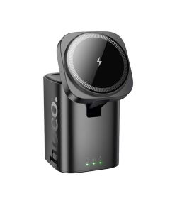 Зарядний пристрій бездротовий Hoco CQ20 Clever 3in1 15W Чорний (Black)