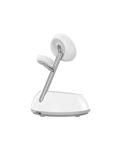 Зарядний пристрій бездротовий WIWU Wi-W036 Aurora 3 in 1 wireless charger Білий (White)