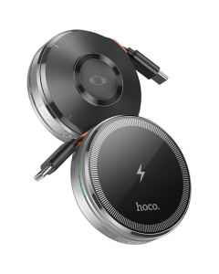 Зарядний пристрій бездротовий Hoco CQ18 Flash 2in1 Magnetic + iWatch Срібний (Silver)