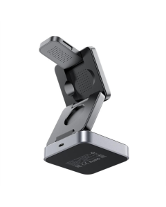 Зарядний пристрій бездротовий Acefast E20 desktop 3-in-1 Чорний (Black)