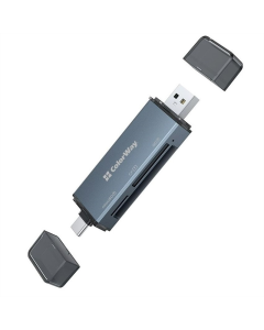 Кардрідер ColorWay 3-в-1 Gray (CW-CR-01) Чорний (Black)