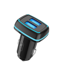 Автомобільний зарядний пристрій SkyDolphin SZ18 (2USB, 3.4A) (SDAZP-000098) Чорний (Black)