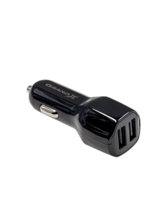 Автомобильное зарядное устройство Grand-X (2USB 2.4A) (CH-26B) Черное (Black)