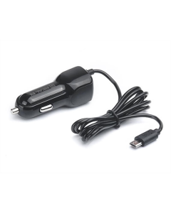 Автомобільний зарядний пристрій REAL-EL CA-15 (2USB, 2.1A) + кабель microUSB Чорний (Black)