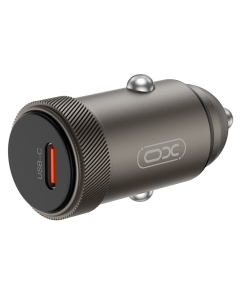 Автомобільний зарядний пристрій XO CC70 (USB-C, 3A) 30W Чорний (Black)