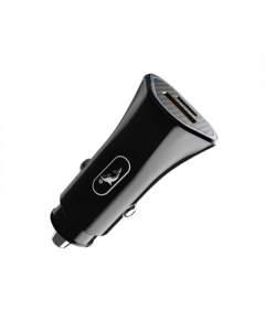 Автомобільний зарядний пристрій SkyDolphin SZ16 PD+QC3.0 (2USB, 3.1A) (SDAZP-000090) Чорний (Black)