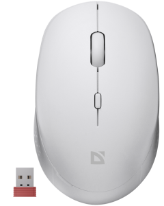 Миша бездротова Defender Auris MB-027 4D, 800-1600dpi Біла (White)