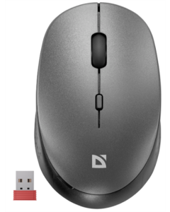 Миша бездротова Defender Auris MB-027 4D, 800-1600dpi Сірафс (Grey)
