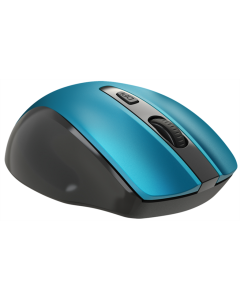 Миша бездротова Defender Prime MB-053, 6D, 800-1600dpi Silent Синя (Turquoise)