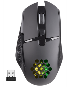 Миша бездротова Defender Glory GM-514, LED, 7D, 400 мАг, 3200dpi Чорна (Black)