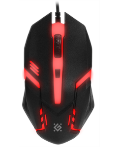 Клавіатура Defender  Glion C-123 UKR,Light+ миша Чорна (Black)