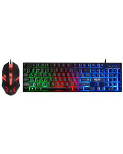 Клавіатура Defender Glion C-123 UKR,Light+ миша Чорна (Black)