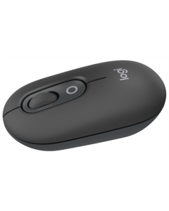 Мышь Logitech Pop с эмодзи Bluetooth серого цвета (графит)